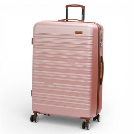 Expandable Hard Shell ABS Suitcase Set 8 Wheel Robust Travel Case Holiday Luggage
