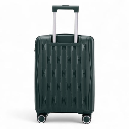 Robust Hard Shell Cabin Suitcase 37.5 x 20.5 x 55 cm TSA Luggage Suitable for Easyjet, Ryanair, Wizzair