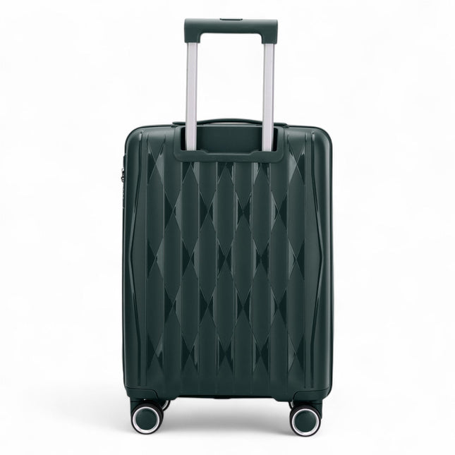 Robust Hard Shell Cabin Suitcase 37.5 x 20.5 x 55 cm TSA Luggage Suitable for Easyjet, Ryanair, Wizzair