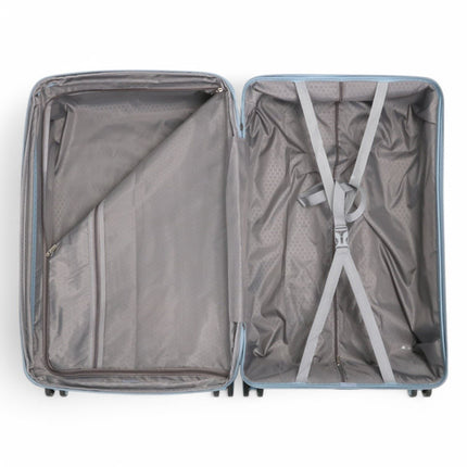 Expandable Hard Shell 8 Wheels Luggage Travel Cabin Suitcase Set