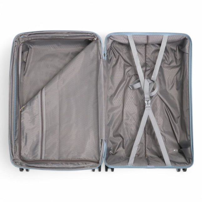Expandable Hard Shell 8 Wheels Luggage Travel Cabin Suitcase Set