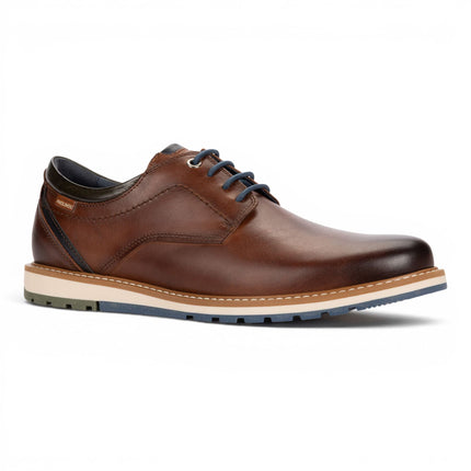 Pikolinos Men's Brown Leather Lace-Up Smart Shoes - Berna