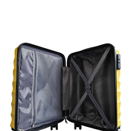 Strong Hard shell Suitcase 4 Wheel ABS Lightweight Cabin Luggage