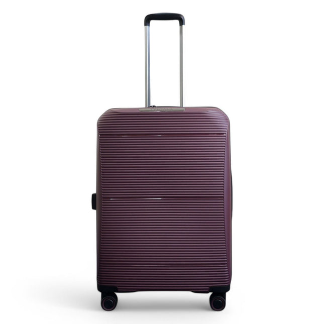 Expandable Hard Shell PP 8 Wheel Luggage Travel Cabin Holiday Bags Suitcase Set