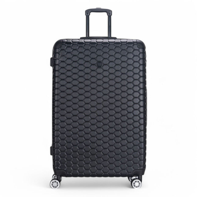 Hard Shell ABS 8 Wheel Luggage Travel Cabin Holiday Bags Suitcase Set