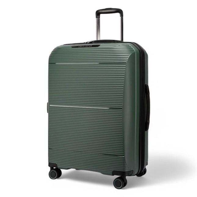 Expandable Hard Shell PP 8 Wheel Luggage Travel Cabin Holiday Bags Suitcase Set