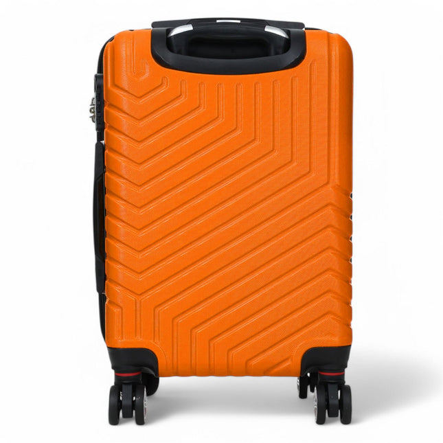 Hard Shell Expandable Cabin 55 x 37 x 22 cm cm ABS Suitcase Luggage Suitable for Easyjet, Ryanair