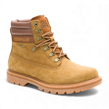 CAT (Caterpillar) Waterproof Colorado 2.0 Hiker Brown Leather Work Ankle Boots