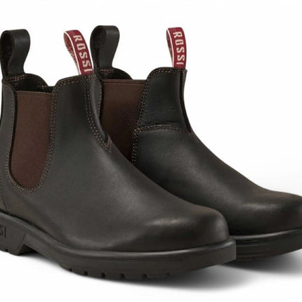 Rossi 303 Endura Brown Leather Chelsea Boots