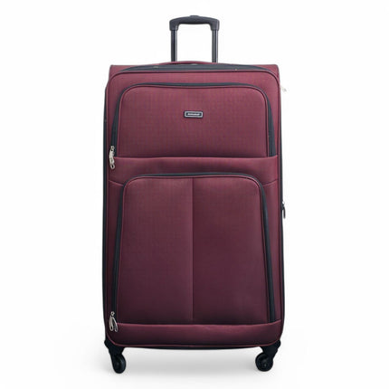 Expandable Soft Shell 4 Wheel Luggage Travel Cabin Suitcase Set Holiday Bags