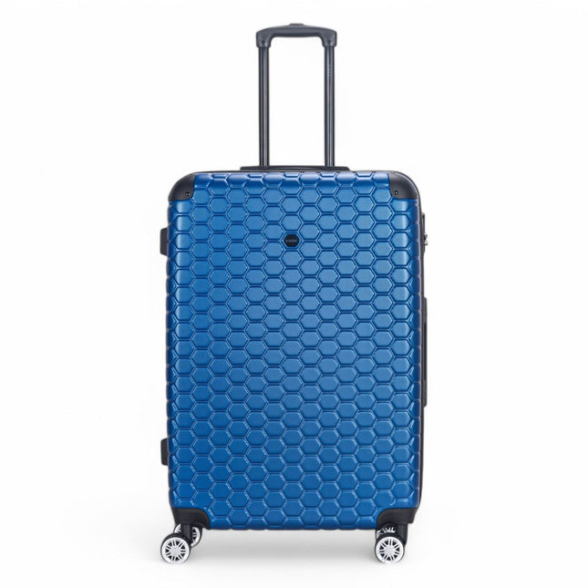 Hard Shell ABS 8 Wheel Luggage Travel Cabin Holiday Bags Suitcase Set