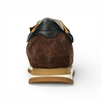 Lorenzo Conti Men's Aglae 02 Tan White Leather Trainers Sneaker Shoes