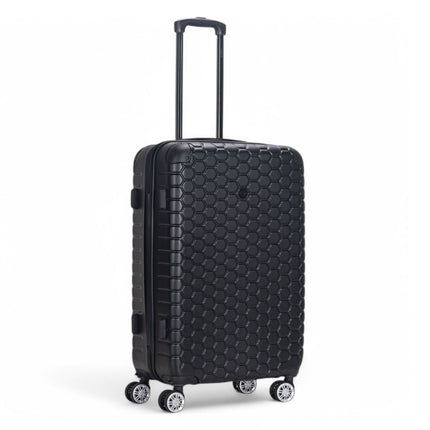 Hard Shell ABS 8 Wheel Luggage Travel Cabin Holiday Bags Suitcase Set