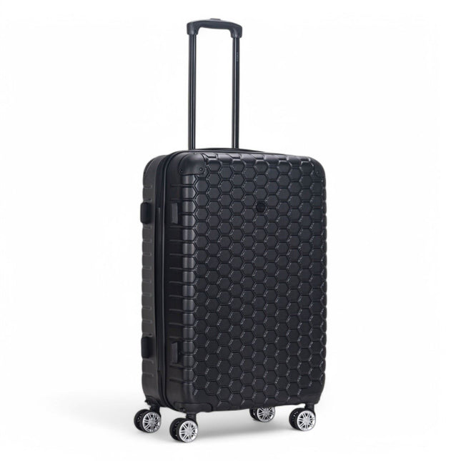 Hard Shell ABS 8 Wheel Luggage Travel Cabin Holiday Bags Suitcase Set