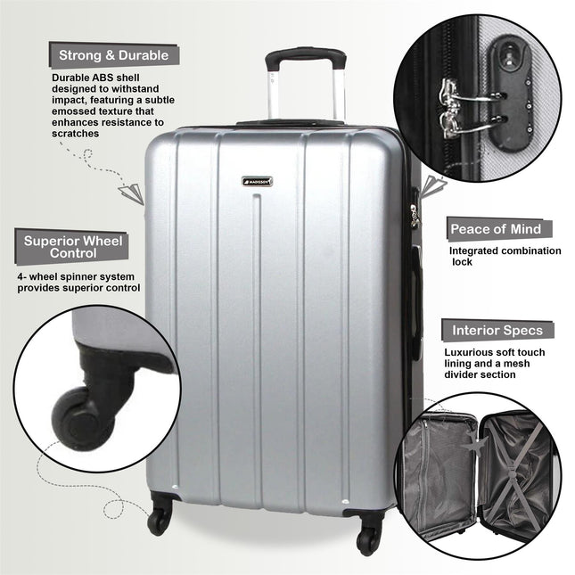 Robust ABS Hard Shell Luggage Suitcase