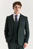 Men's Green Suit Blazer Prince Of Wales Formal Blazer