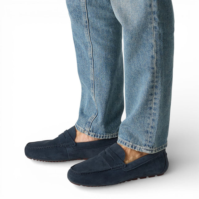 Tamaris Mens Brown Suede Moccasin Loafers Casual Shoes