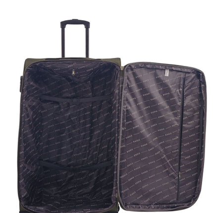 Soft Shell Suitcase Luggage Set Travel Light Carry On Cabin Bag