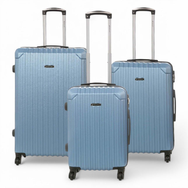 Hard Shell ABS 4 Wheels Luggage Travel Cabin Suitcase Set