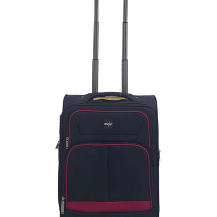 Soft 3 pcs Luggage Suitcase Set Cabin Light Travel Bags