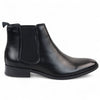 Men's Black Chelsea Slip-On Office Ankle Boots