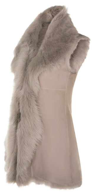 Women's Toscana Sheepskin Long Gilet-Sorocaba