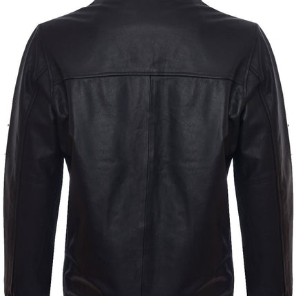 Mens Cowhide Leather Box Jacket-Mendoza