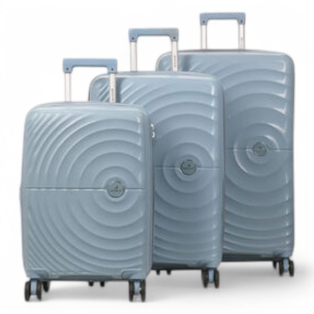 Expandable Hard Shell 8 Wheels Luggage Travel Cabin Suitcase Set
