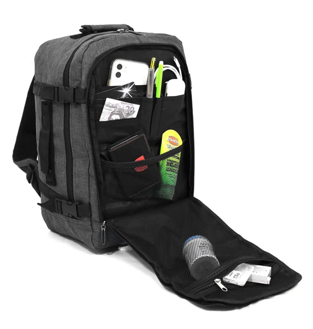 Rucksack Backpack 40x20 x25 cm Underseat Travel Cabin Bag for Easy Jet, Ryanair