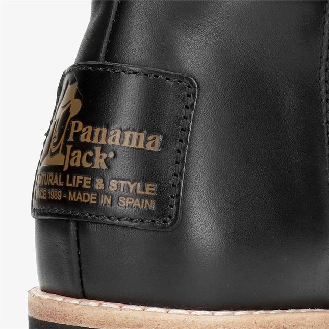 Panama Jacks Women's Black Trav B2 Leather Ankle Boots