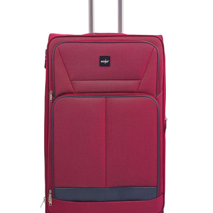 Soft 3 pcs Luggage Suitcase Set Cabin Light Travel Bags