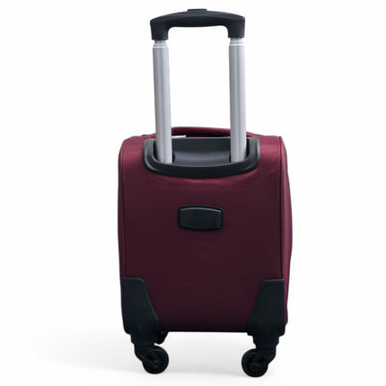 Soft Shell Lightweight Nylon Suitcase Set 4 Wheel Travel Case Holiday Bags