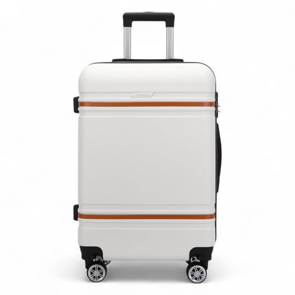 Hard Shell Modern Dual 4 Wheel Luggage Suitcase Set