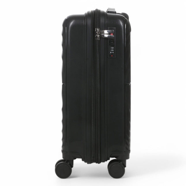 Hard Shell Cabin 55 x 37 x 22 cm PP Suitcase Luggage Suitable for Easyjet, Ryanair