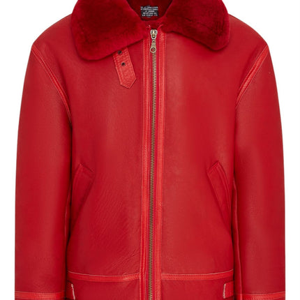 Mens B3 Bomber RAF Aviator Sheepskin Jacket -Wyndham