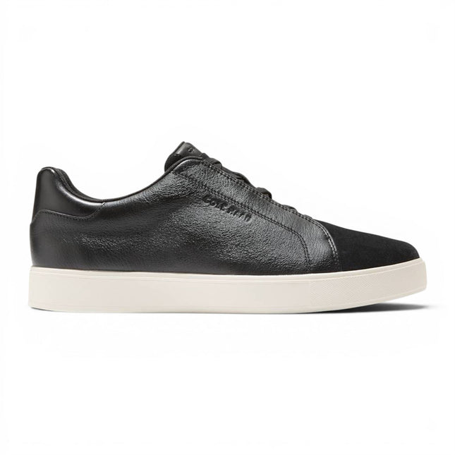 Cole Haan Men's GrandPro Luxe Mile Trainer Black Suede Sneakers - C44434