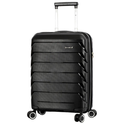 Dual 4 Wheel Hard Shell Strong Luggage Suitcase