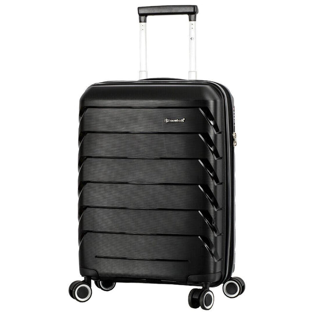 Dual 4 Wheel Hard Shell Strong Luggage Suitcase