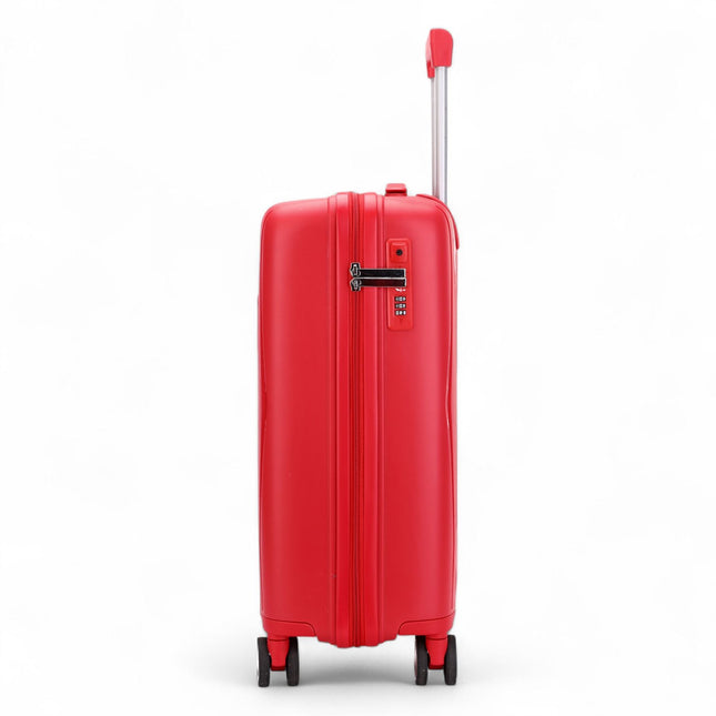 Robust Hard Shell Cabin Suitcase 37.5 x 20.5 x 55 cm TSA Luggage Suitable for Easyjet, Ryanair, Wizzair