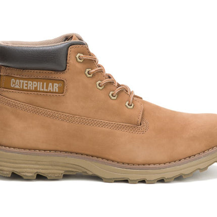 Caterpillar Men's Founder Brown Leather Everyday Ankle Boots