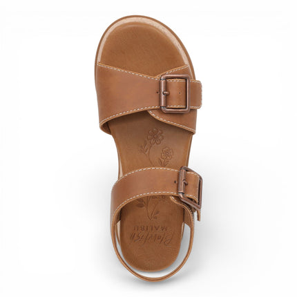 Blowfish Malibu Women’s Tan Faux Leather Platform Sandals - Magical