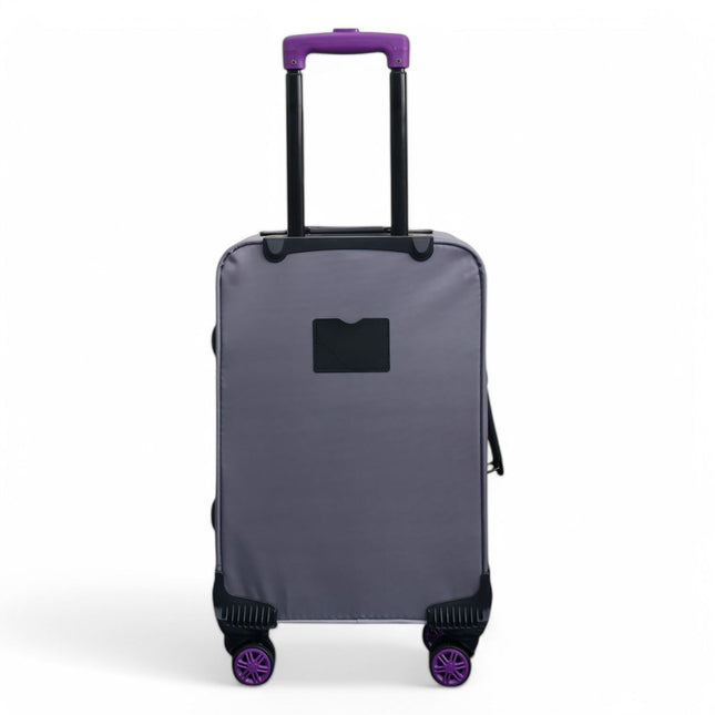 Lightweight Soft Shell 8 Wheels Luggage Travel Cabin Holiday Bags Suitcase Set