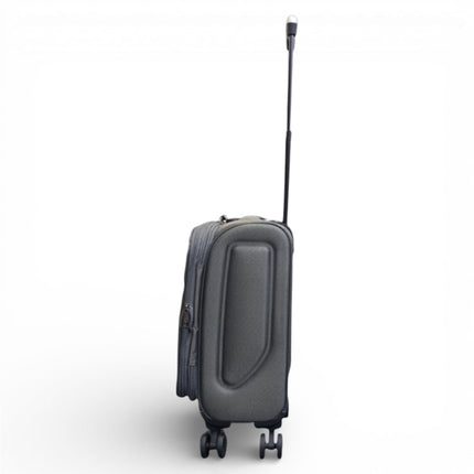 Soft Shell Lightweight Nylon Suitcase Set 4 Wheel Travel Case Holiday Bags