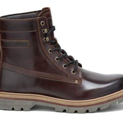Caterpillar Colorado Grader Waterproof Brown Leather Boots