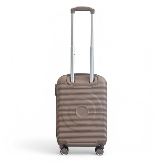 Robust ABS Hard Shell 8 Wheels Luggage Travel Holiday Cabin Suitcase Set
