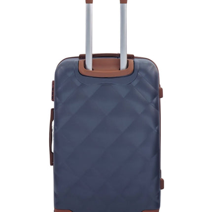 Grey Hard Shell Suitcase Luggage Set Travel Bag