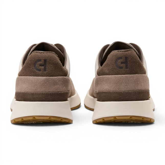 Cole Haan Men's GrandPro Luxe Mile Trainer Brown Leather Sneakers - C44518