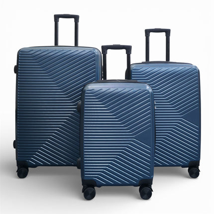 Hardshell Suitcase Set Robust 8 Wheel Luggage Cabin Case Bag