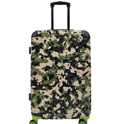 Hardshell Camo Robust ABS Suitcase Set