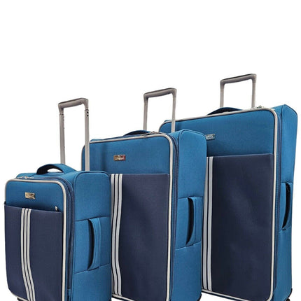 Lightweight  Soft Suitcases 4 Wheel Luggage Travel Bag